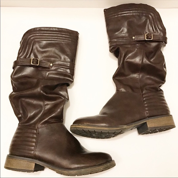 Steve Madden Shoes Brown Midlength Riding Boots 5 Poshmark